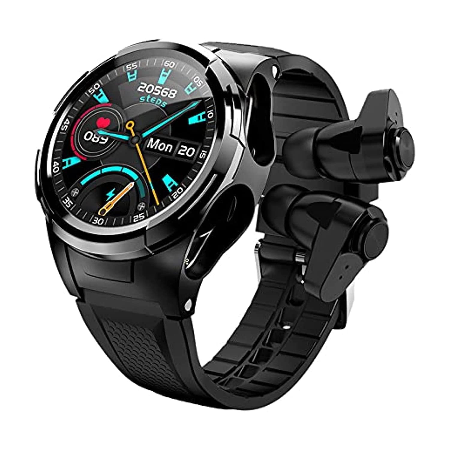 2 in 1 Smart Watch with Earbuds Waterproof HD Touch Screen JM06 Monitor Sports and Health Activities Mobile App Control S201 2 in 1 Smart Watch with Earbuds Waterproof HD Touch Screen JM06 Monitor Sports and Health Activities Mobile App Control S201